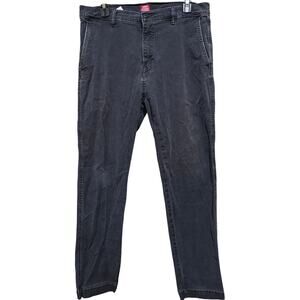 Levis Chino Pants Men 33 Gray Straight Leg Minimalist Preppy Capsule Wardrobe